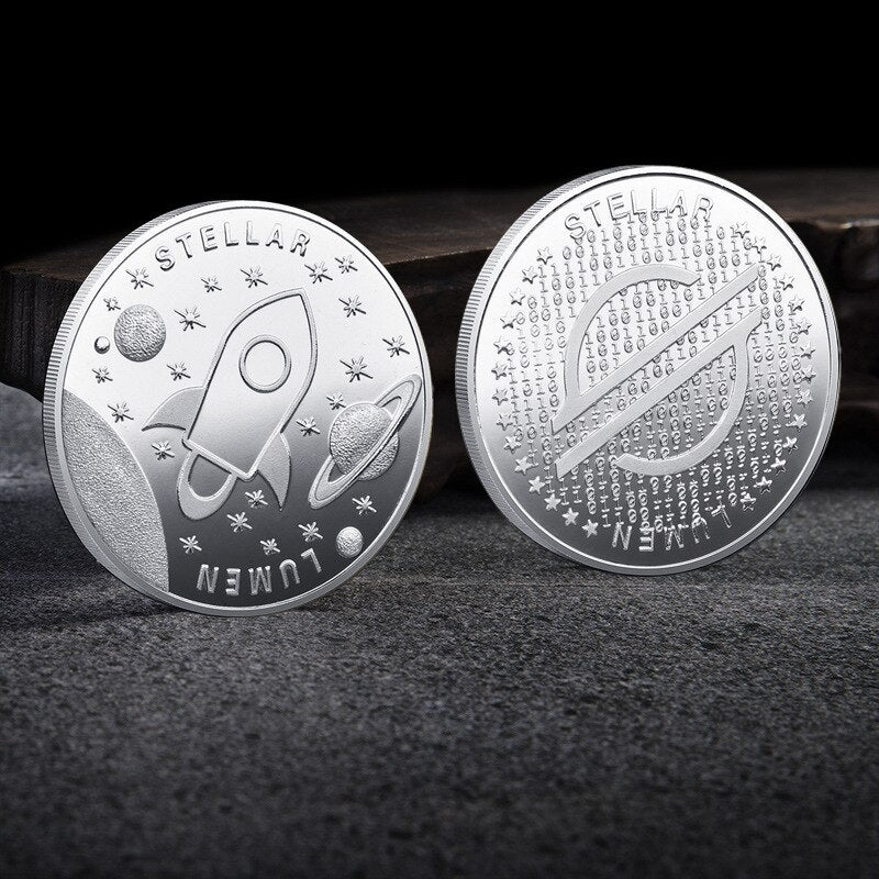 Stellar Lumen XLM Crypto Currency Collectible Coin