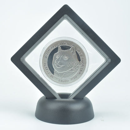 Altcoin Physical Crypto Tokens in Case for Your Desk - Dogecoin Dash Ethereum Ripple Litecoin