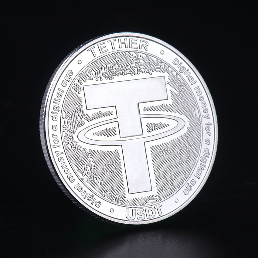 Tether USDT Crypto Currency Physical Coin