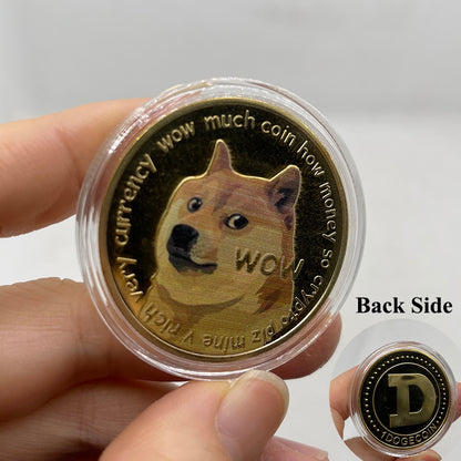 Dogecoin Bitcoin Ethereum Litecoin Dash Ripple Cardano Binance Physical Crypto Collectible Coins