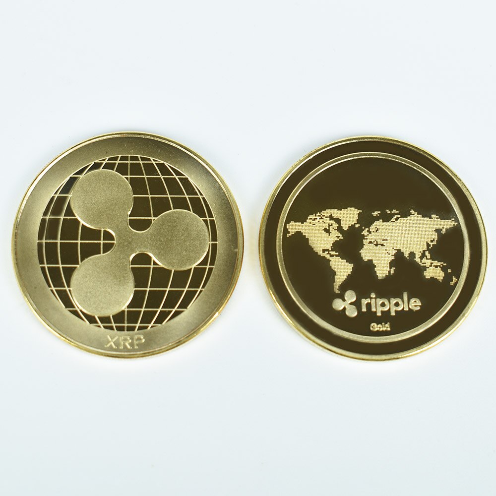 Altcoin Physical Crypto Tokens in Case for Your Desk - Dogecoin Dash Ethereum Ripple Litecoin