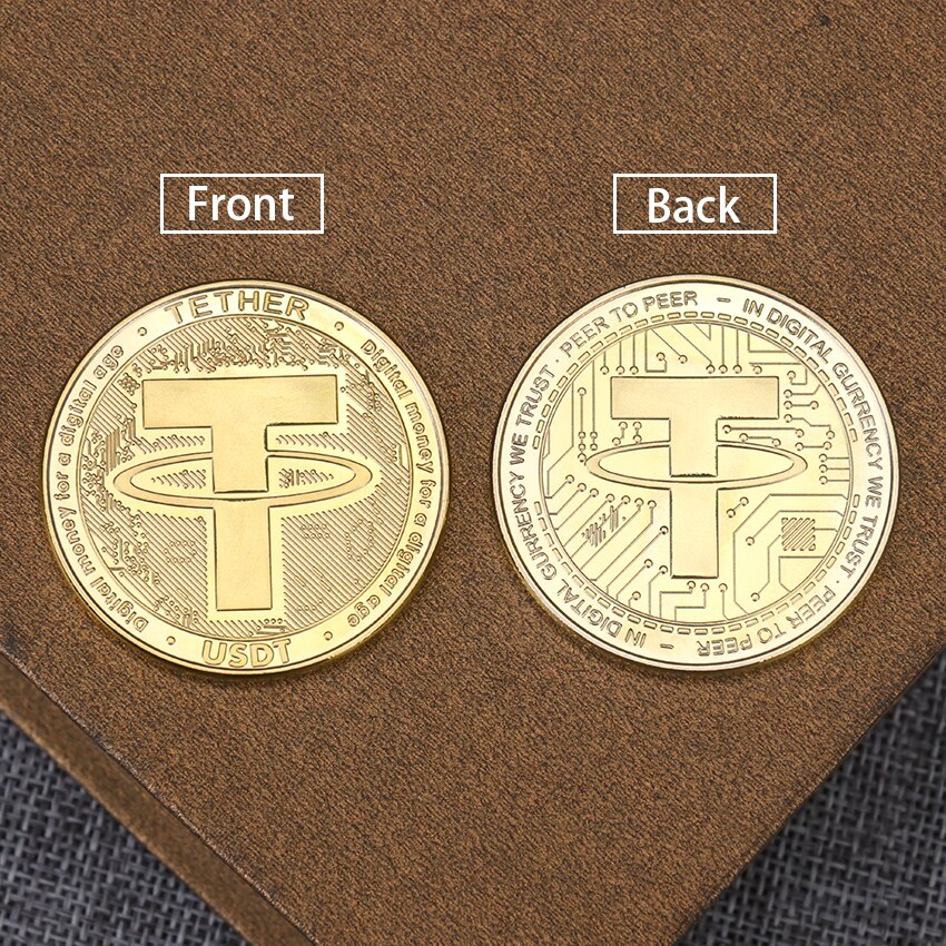 Tether USDT Crypto Currency Physical Coin