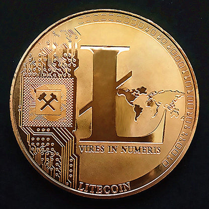 Litecoin and Bitcoin Limited Collectors Physical Crypto Coins