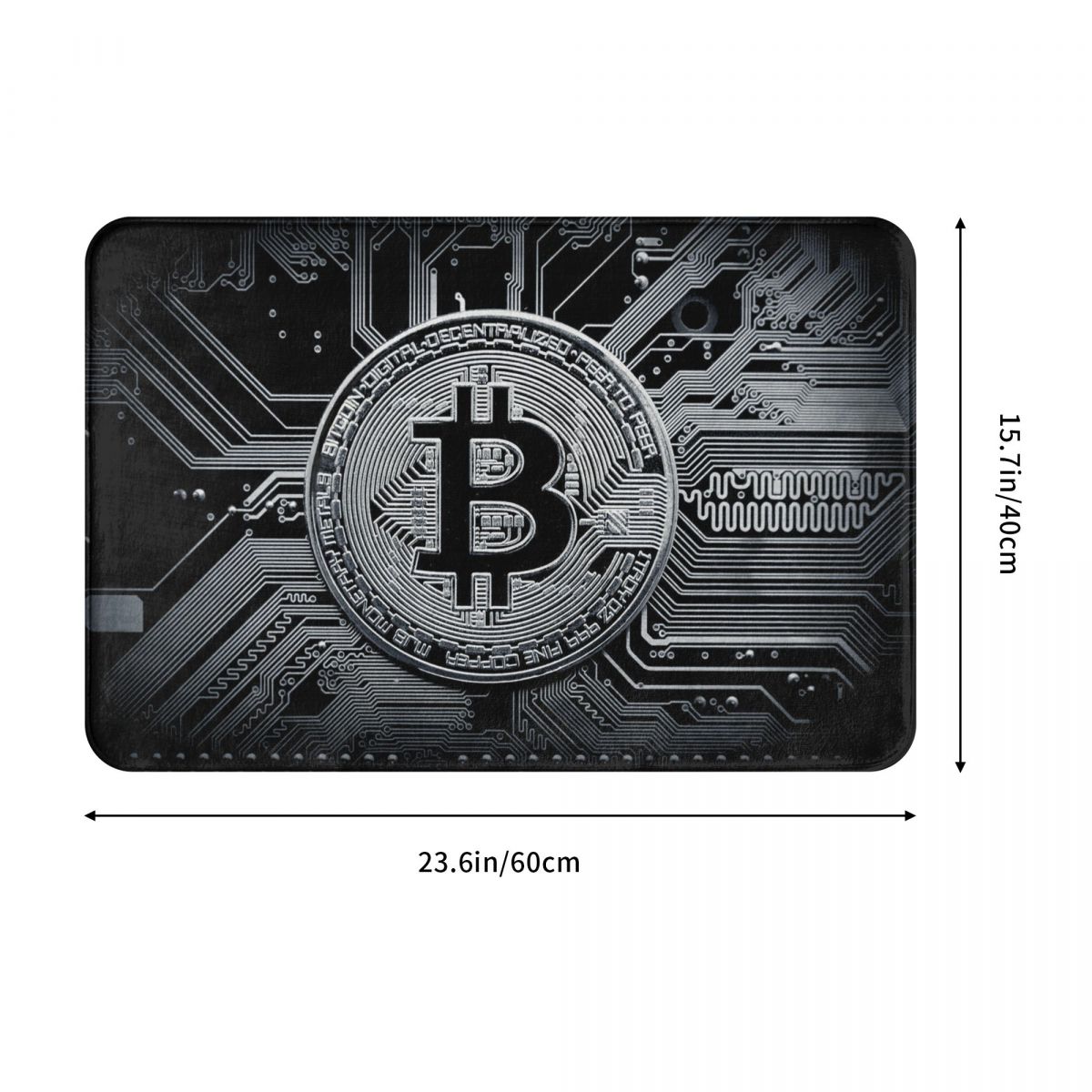 Crypto Currency Revolution Bitcoin Modern Doormat