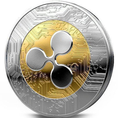 Ripple XRP Collectors Coin Gift - Gold Silver Dual Tone