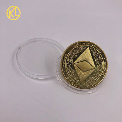 Dogecoin Bitcoin Ethereum Litecoin Dash Ripple Cardano Binance Physical Crypto Collectible Coins