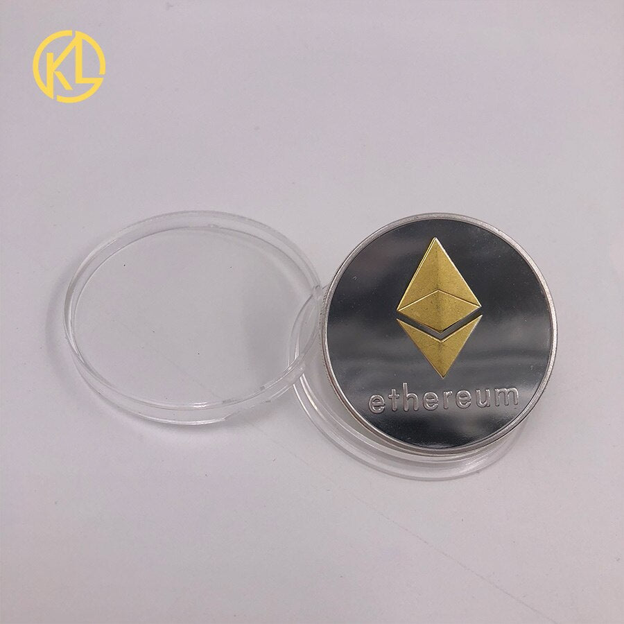 Dogecoin Bitcoin Ethereum Litecoin Dash Ripple Cardano Binance Physical Crypto Collectible Coins