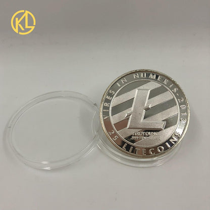 Dogecoin Bitcoin Ethereum Litecoin Dash Ripple Cardano Binance Physical Crypto Collectible Coins