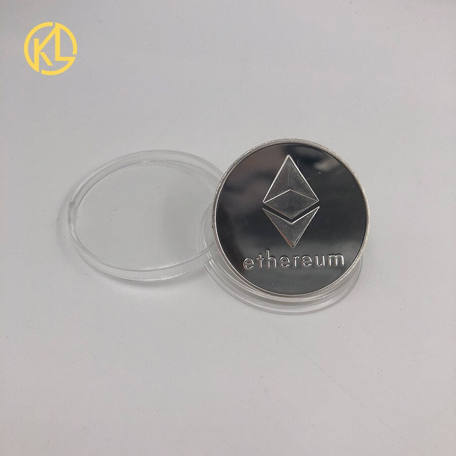 Dogecoin Bitcoin Ethereum Litecoin Dash Ripple Cardano Binance Physical Crypto Collectible Coins