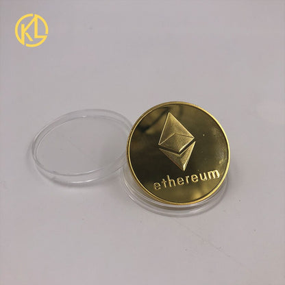 Dogecoin Bitcoin Ethereum Litecoin Dash Ripple Cardano Binance Physical Crypto Collectible Coins