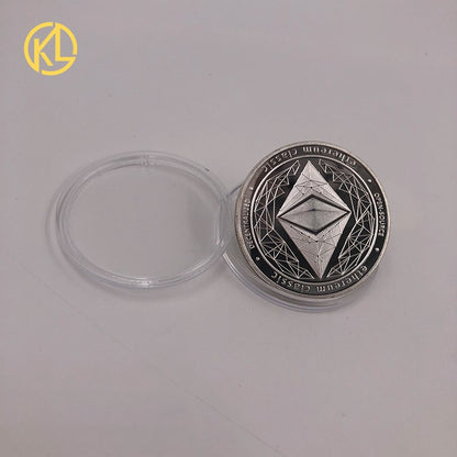 Dogecoin Bitcoin Ethereum Litecoin Dash Ripple Cardano Binance Physical Crypto Collectible Coins