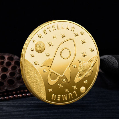 Stellar Lumen XLM Crypto Currency Collectible Coin