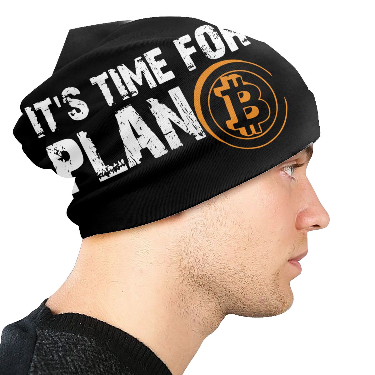 It's Time For Plan B Bitcoin BTC Crypto Skullies Beanies Hat