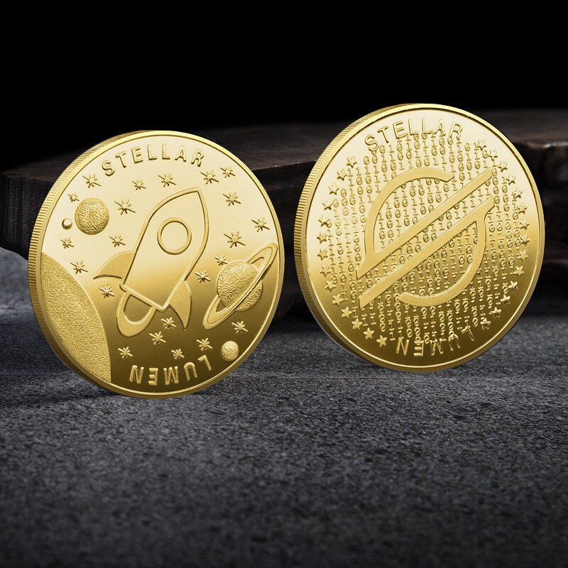 Stellar Lumen XLM Crypto Currency Collectible Coin