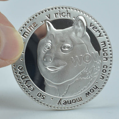 Dogecoin Commemorative Crypto DOGE Collectors Coin