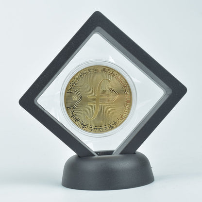 Crypto Currency Desk Flair - Choose from FIL, ADA, DOGE, XRP, ETH, BTC, IOTA