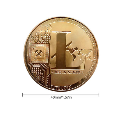 25 Litecoins LTC Physical Crypto Collector's Token - Vires In Numeris