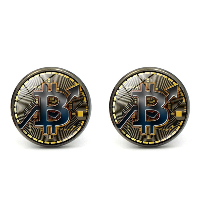 Bitcoin Fashion Cufflinks