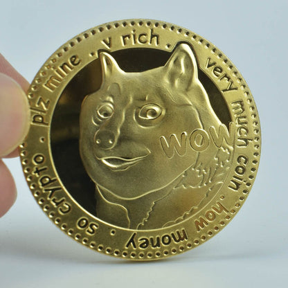 Dogecoin Commemorative Crypto DOGE Collectors Coin