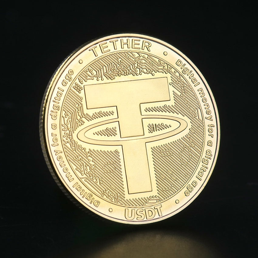 Tether USDT Crypto Currency Physical Coin