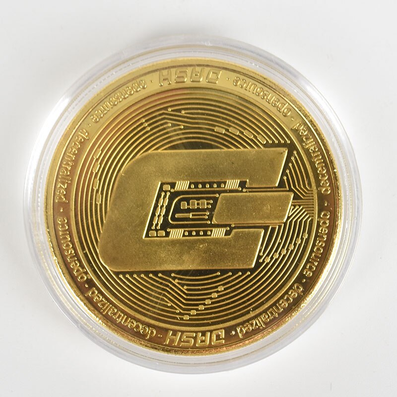 Physical Collectible Crypto Tokens Bitcoin, Litecoin, Ripple, Ethereum, Cardano Coins