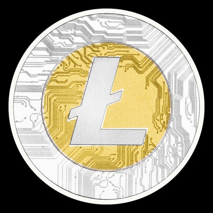 Litecoin LTC Collectible Physical Crypto Currency Coin