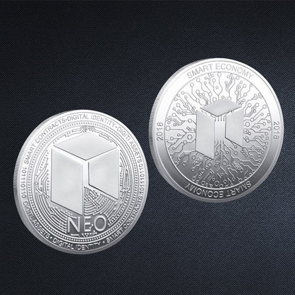 Altcoin Crypto Currency Physical Coins with Plastic Case