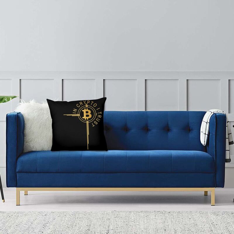 Altcoin Crypto Blockchain Bitcoin Decorative Pillow Case