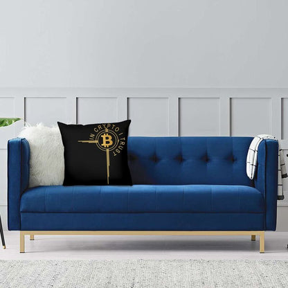 Altcoin Crypto Blockchain Bitcoin Decorative Pillow Case