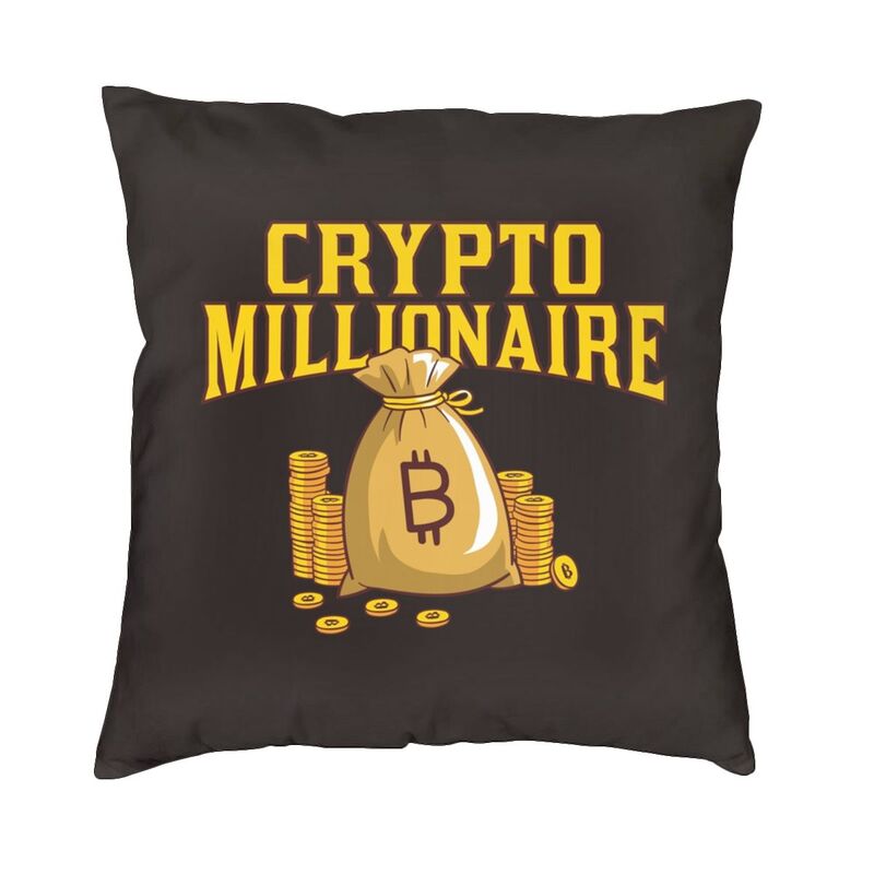 Altcoin Crypto Blockchain Bitcoin Decorative Pillow Case