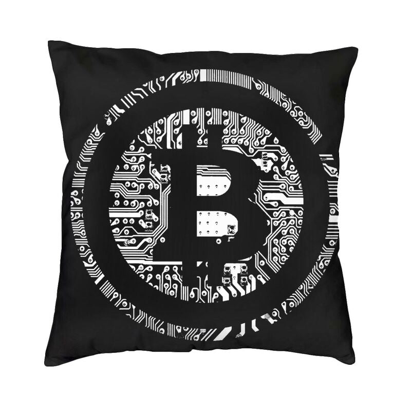 Altcoin Crypto Blockchain Bitcoin Decorative Pillow Case