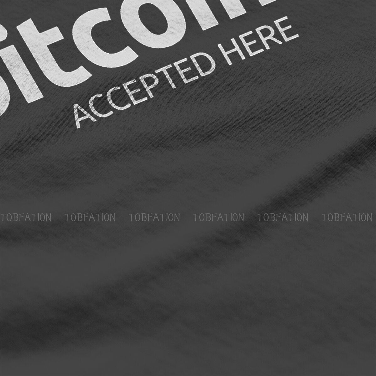 Bitcoin Accepted Here Logo T-shirt