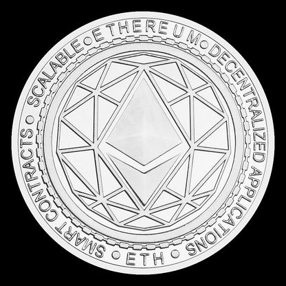 Ethereum ETH Physical Crypto Currency Gift Coin