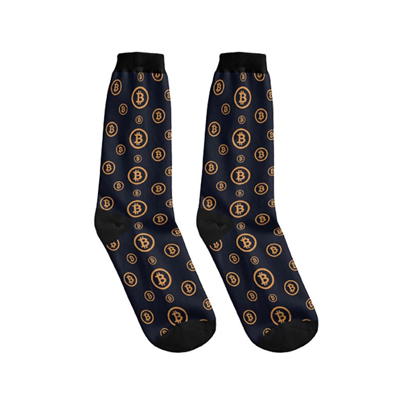 Bitcoin Altcoin Logos Crypto Socks