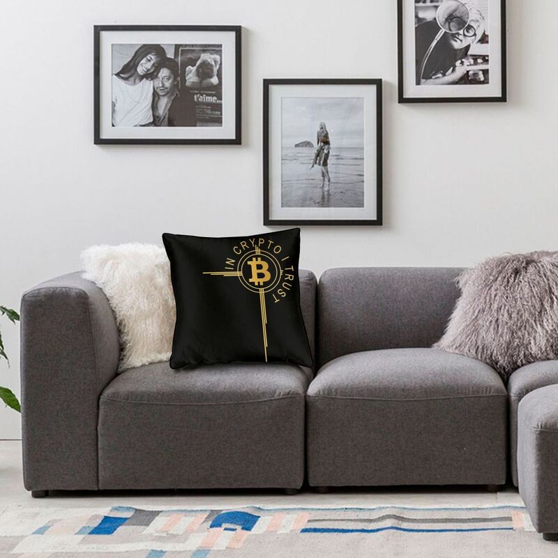 Altcoin Crypto Blockchain Bitcoin Decorative Pillow Case