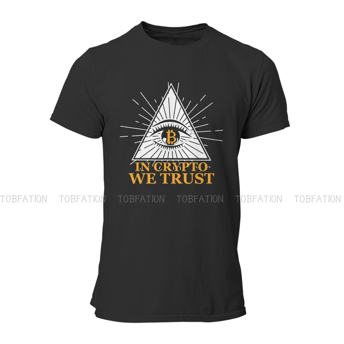 In Crypto We Trust - Evil Eye in Pyramid - Tshirt