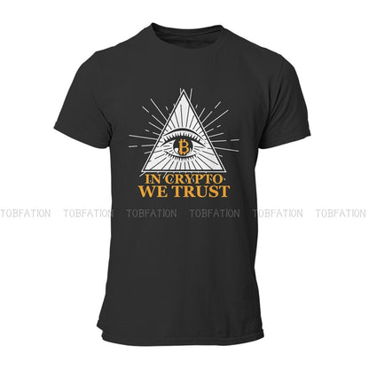 In Crypto We Trust - Evil Eye in Pyramid - Tshirt