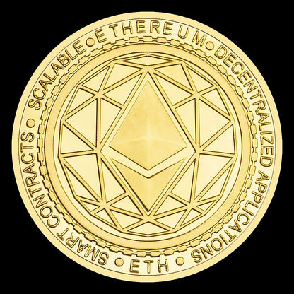 Ethereum ETH Physical Crypto Currency Gift Coin