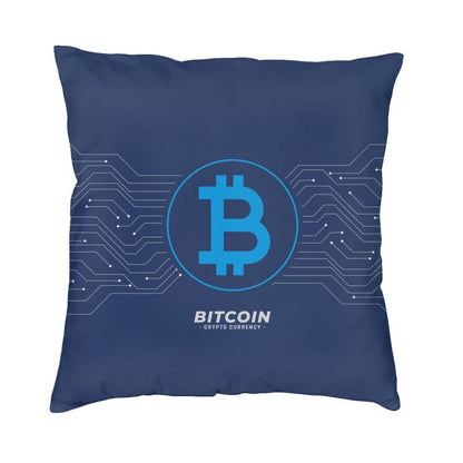 Altcoin Crypto Blockchain Bitcoin Decorative Pillow Case