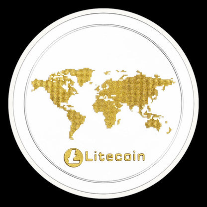 Litecoin LTC Collectible Physical Crypto Currency Coin