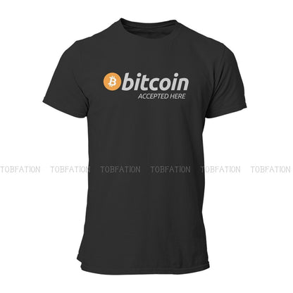 Bitcoin Accepted Here Logo T-shirt