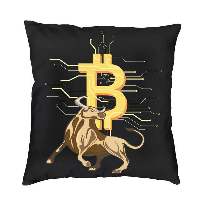 Altcoin Crypto Blockchain Bitcoin Decorative Pillow Case