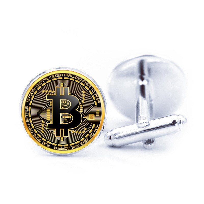 Bitcoin Fashion Cufflinks