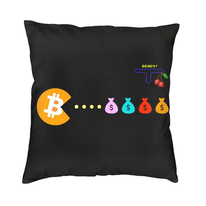 Altcoin Crypto Blockchain Bitcoin Decorative Pillow Case