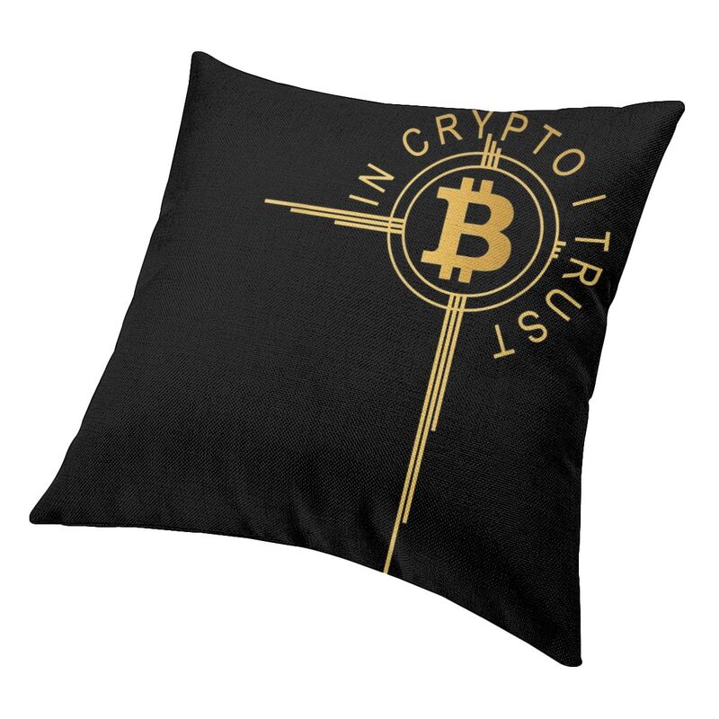 Altcoin Crypto Blockchain Bitcoin Decorative Pillow Case