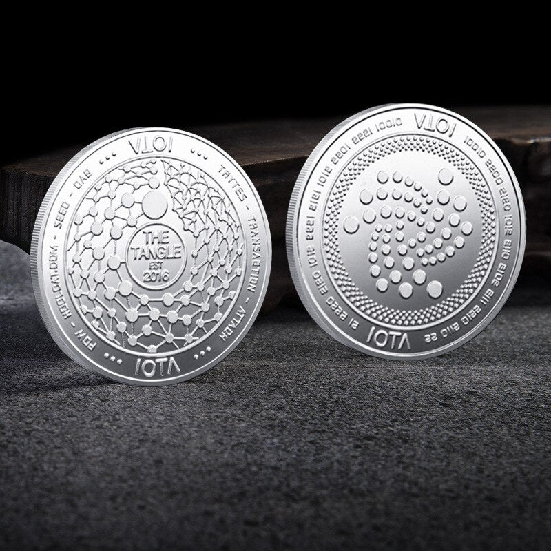 Altcoin Crypto Currency Physical Coins with Plastic Case