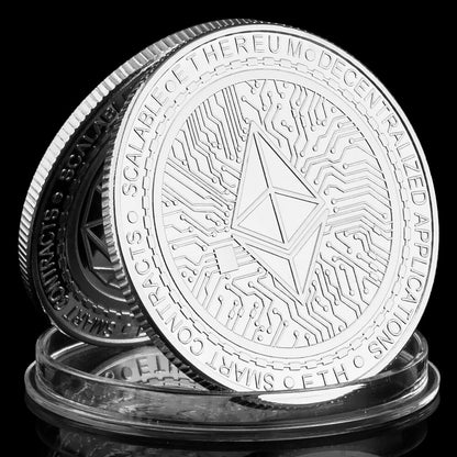 Ethereum ETH Physical Crypto Currency Gift Coin