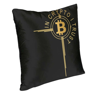 Altcoin Crypto Blockchain Bitcoin Decorative Pillow Case