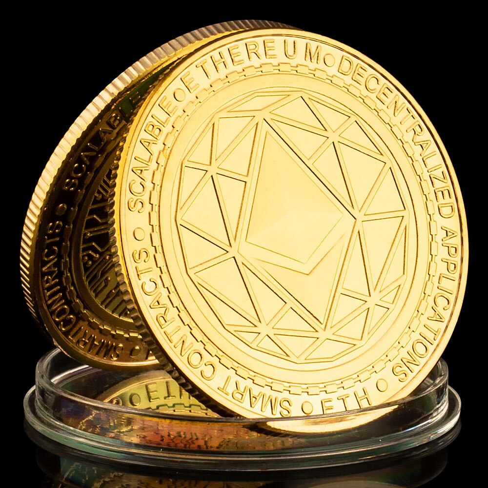 Ethereum ETH Physical Crypto Currency Gift Coin