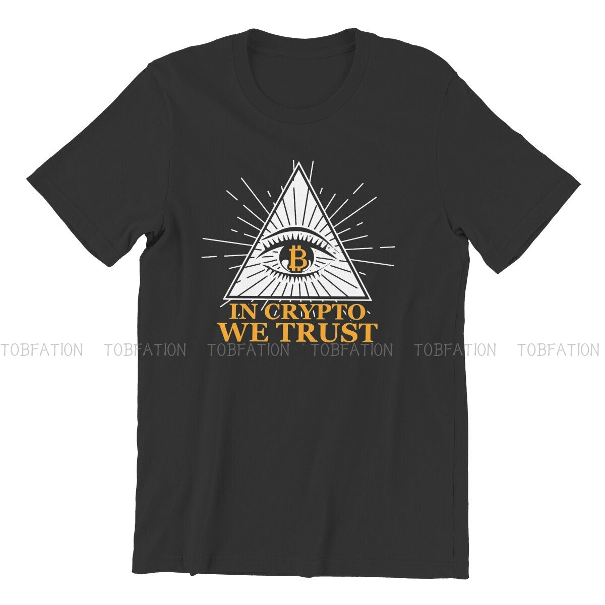 In Crypto We Trust - Evil Eye in Pyramid - Tshirt